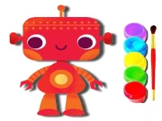 BTS Robot Coloring Book Online Art Games on taptohit.com