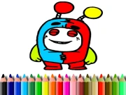 BTS Sweet Monsters Coloring Online Art Games on taptohit.com