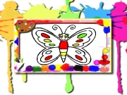 Butterfly Coloring Book Online Art Games on taptohit.com