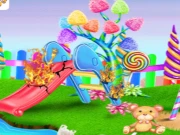 Candy Garden Cleaning Online Dress-up Games on taptohit.com