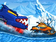 Car Eats Car: Winter Adventure Online Adventure Games on taptohit.com