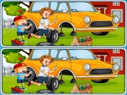 Car Garage Differences Online Puzzle Games on taptohit.com