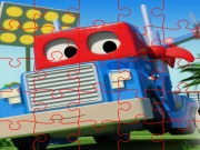 Carl Transforms Truck Online Puzzle Games on taptohit.com