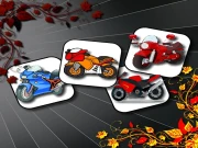 Cartoon Motorbikes Memory Online Puzzle Games on taptohit.com