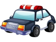 Cartoon Police Cars Puzzle Online Puzzle Games on taptohit.com