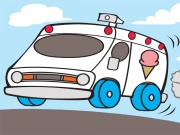 Cartoon Trucks Slide Online Puzzle Games on taptohit.com