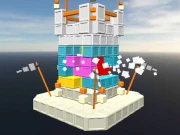 Castle Block Destruction Online Puzzle Games on taptohit.com