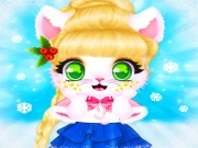 Cat and Rabbit Holiday Online Dress-up Games on taptohit.com