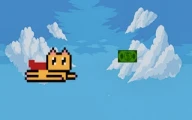 Cat Flight Online arcade Games on taptohit.com