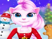 Cat Girl Christmas Decor Game Online Dress-up Games on taptohit.com