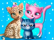 Cat Hair Salon Online Dress-up Games on taptohit.com