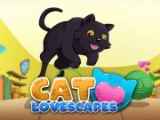 Cat Lovescapes Online Puzzle Games on taptohit.com