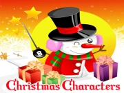 Christmas Characters Slide Online Puzzle Games on taptohit.com