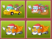 Christmas Trucks Memory Online Puzzle Games on taptohit.com