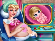 Cinderella Pregnant Check Up Online Dress-up Games on taptohit.com