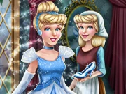 Cinderella Princess Transform Online Dress-up Games on taptohit.com