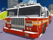 City Fire Truck Rescue Online Adventure Games on taptohit.com