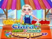 Clara Flower Farming Game Online Dress-up Games on taptohit.com
