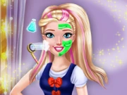 College Princess Spa Makeup H5 Online Dress-up Games on taptohit.com