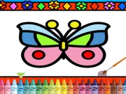 Color and Decorate Butterflies Online Art Games on taptohit.com