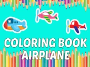 Coloring Book Airplane kids Education