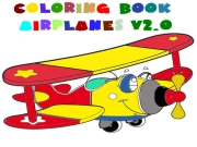Coloring Book Airplane V 2.0 Online Art Games on taptohit.com