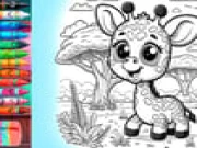 Coloring book cute animals Online coloring Games on taptohit.com