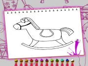 Coloring Book Toy Shop Online Art Games on taptohit.com