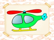 Coloring Book Vehicles Online Art Games on taptohit.com