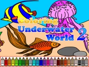 Coloring Underwater World 2 Online Art Games on taptohit.com