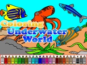 Coloring Underwater World Online Art Games on taptohit.com