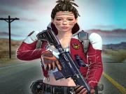 Commando Girl Online Battle Games on taptohit.com