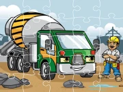 Construction Trucks Jigsaw Online Puzzle Games on taptohit.com