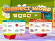 Correct Word Online kids Games on taptohit.com