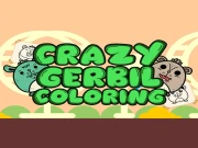 Crazy Gerbil Coloring Online Art Games on taptohit.com