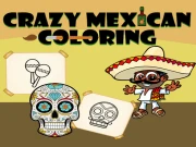 Crazy Mexican Coloring Book Online Art Games on taptohit.com