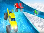 Crazy Monster Truck Water Slide Game Online Adventure Games on taptohit.com