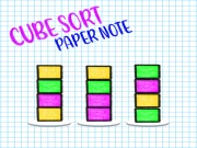 Cube Sort Paper Note Online Casual Games on taptohit.com
