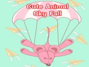 Cute Animals Sky Fall Online Puzzle Games on taptohit.com
