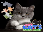 CUTE CATS JIGSAW PUZZLE Online Puzzle Games on taptohit.com