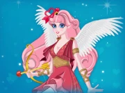 Cute Cupid is preparing for Valentines Day Online Dress-up Games on taptohit.com