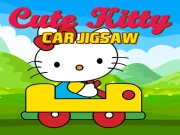 Cute Kitty Car Jigsaw Online Casual Games on taptohit.com