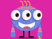 Cute Little Monsters Memory Online Puzzle Games on taptohit.com