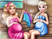 Cute Mommies Pregnant Sauna Online Dress-up Games on taptohit.com