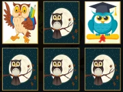 Cute Owl Memory Online Puzzle Games on taptohit.com
