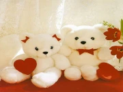 Cute Teddy Bears Slide Online Puzzle Games on taptohit.com