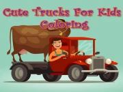 Cute Trucks For Kids Coloring Online Art Games on taptohit.com