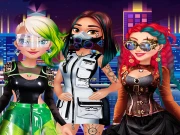 Cyberpunk City Fashion Online Dress-up Games on taptohit.com