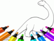 Dinosaur Coloring Pages Kids Online kids Games on taptohit.com
