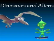 Dinosaurs and Aliens Online Puzzle Games on taptohit.com